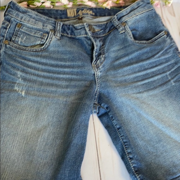 KUT FROM THE KLOTH DENIM JEAN SHORTS SIZE 4 - Picture 4 of 6